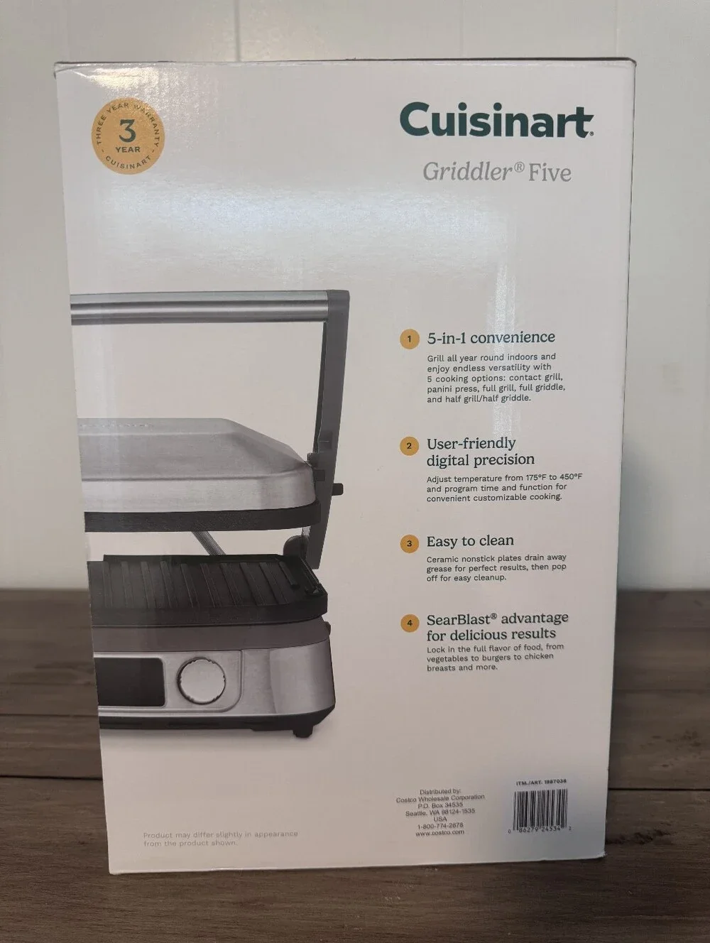 Cuisinart 5 In 1 Digital Griddler